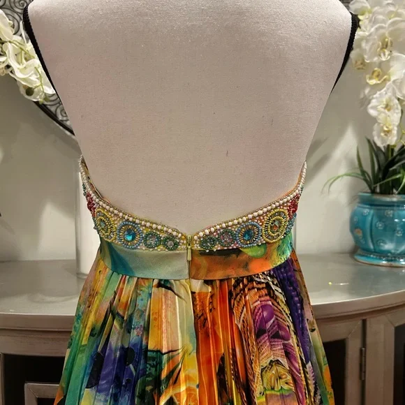 Sherri Hill Multi-Color Beaded Strapless Prom Dress - **reposhed - Picture 4 of 9